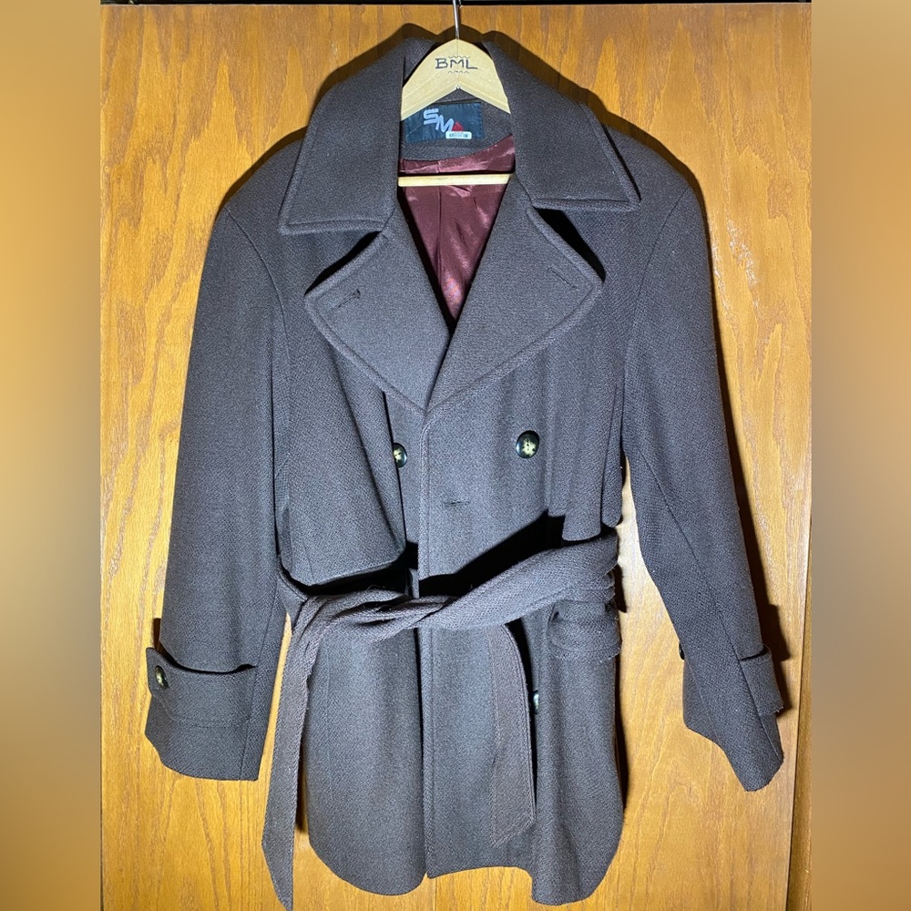 SM2 Vintage Women’s Wool Overcoat Size L